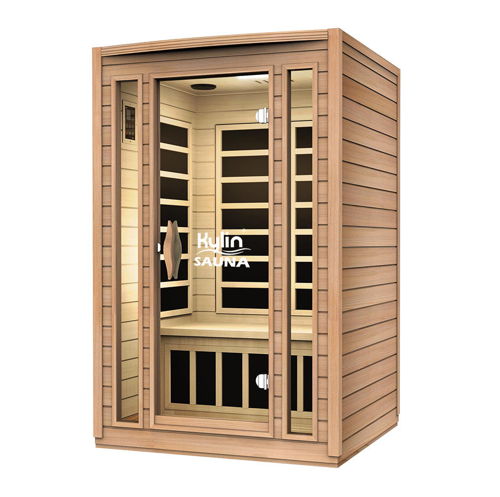 KYLIN Infrared Sauna K8203 2 people Low EMF Carbon Heaters