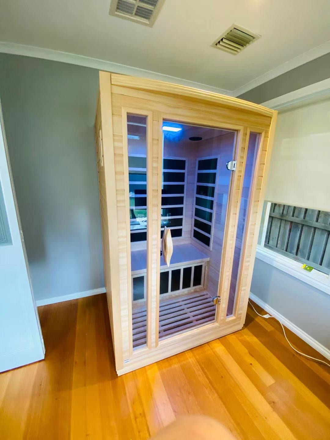 KYLIN Infrared Sauna K8203 2 people Low EMF Carbon Heaters