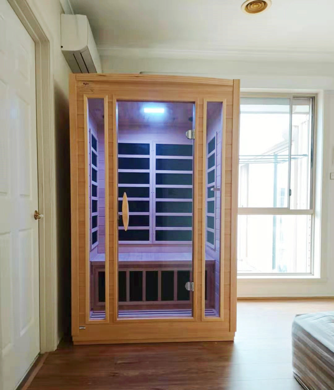 KYLIN Infrared Sauna K8203 2 people Low EMF Carbon Heaters