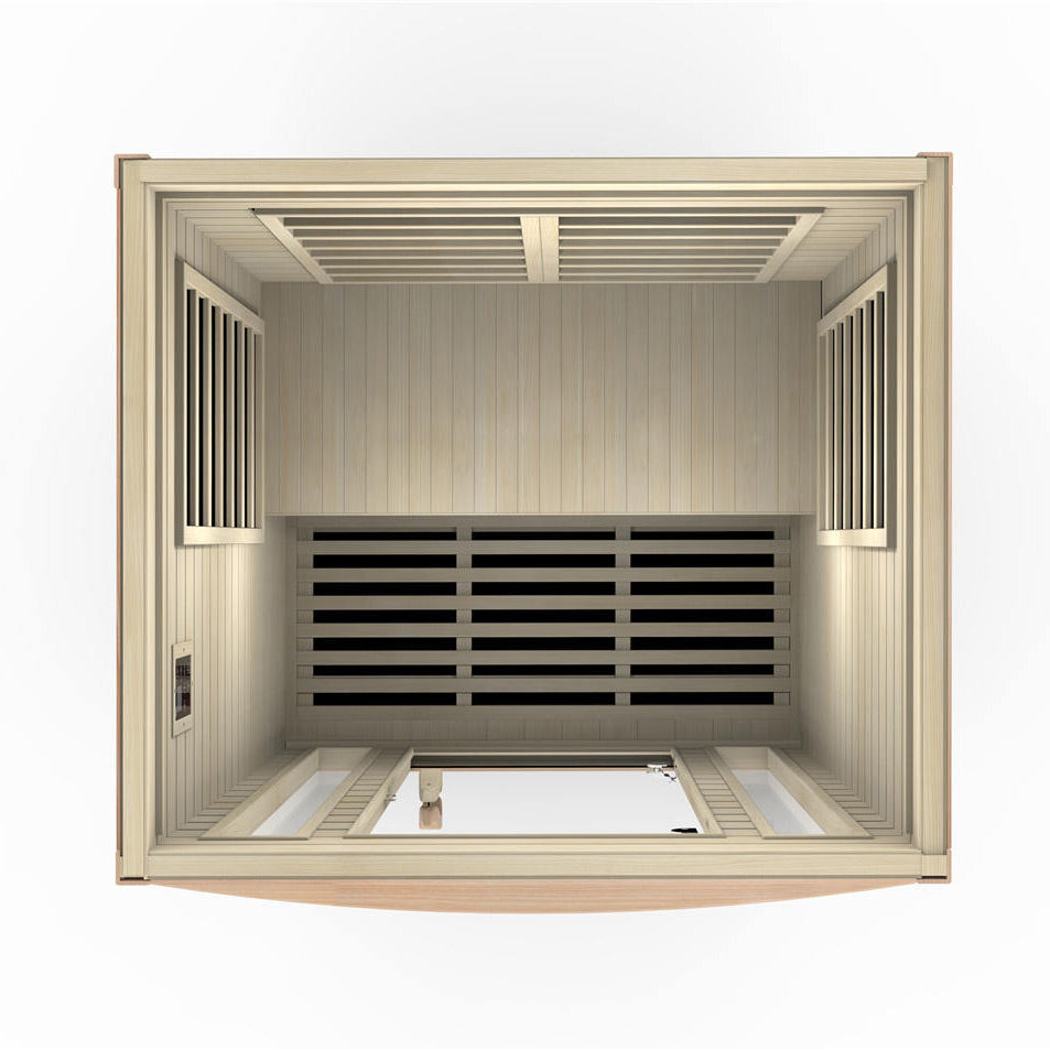 KYLIN Infrared Sauna K8203 2 people Low EMF Carbon Heaters