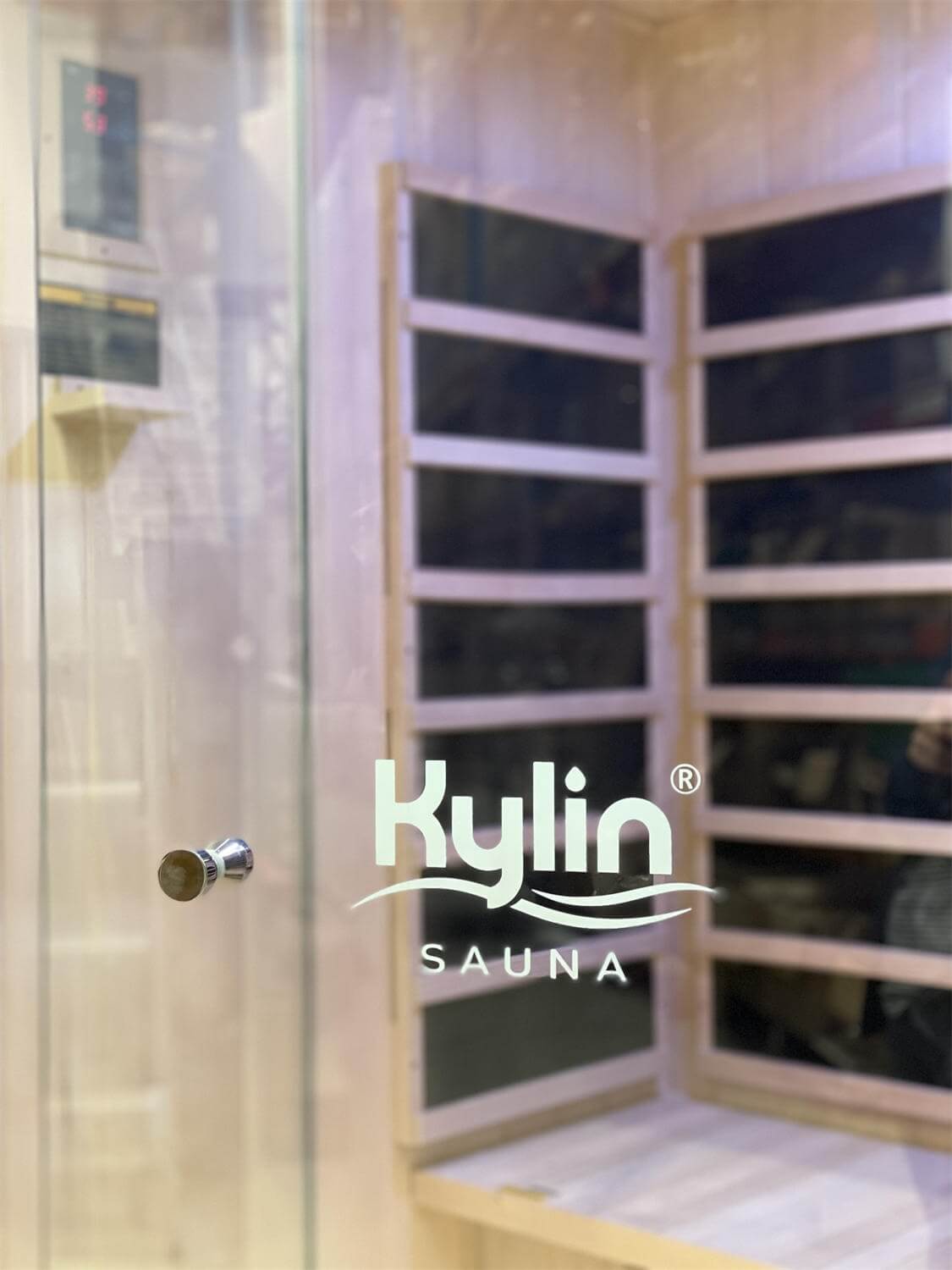 Kylin KY-3A1 Infrared Sauna 3 Person Panorama Carbon Fibre Far Infrared
