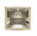 KYLIN KY-2A5 Infrared Sauna 2 Person Low EMF Carbon aerial view