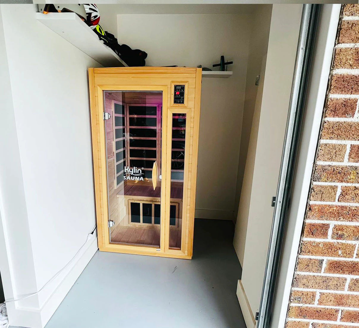 KYLIN KY-023LB Low EMF Infrared Sauna 1 Person Carbon Fibre