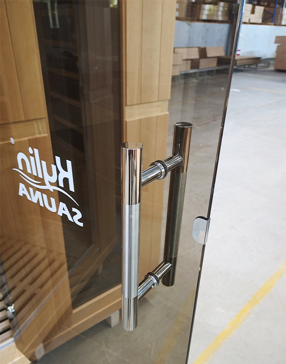 KYLIN KY-033LW Infrared Sauna 3 Person Superior Carbon door