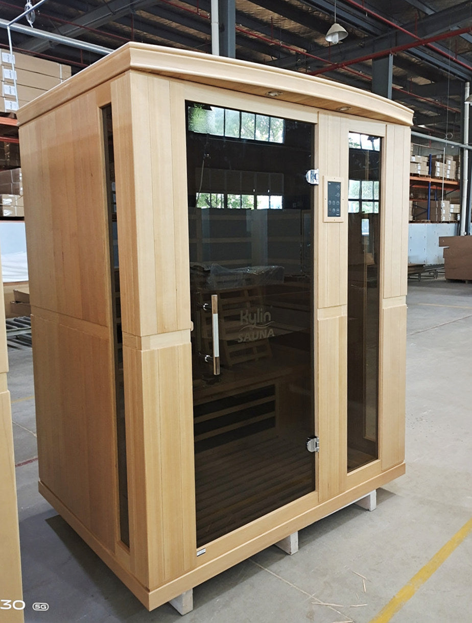 KYLIN KY-033LW Infrared Sauna 3 Person Superior Carbon