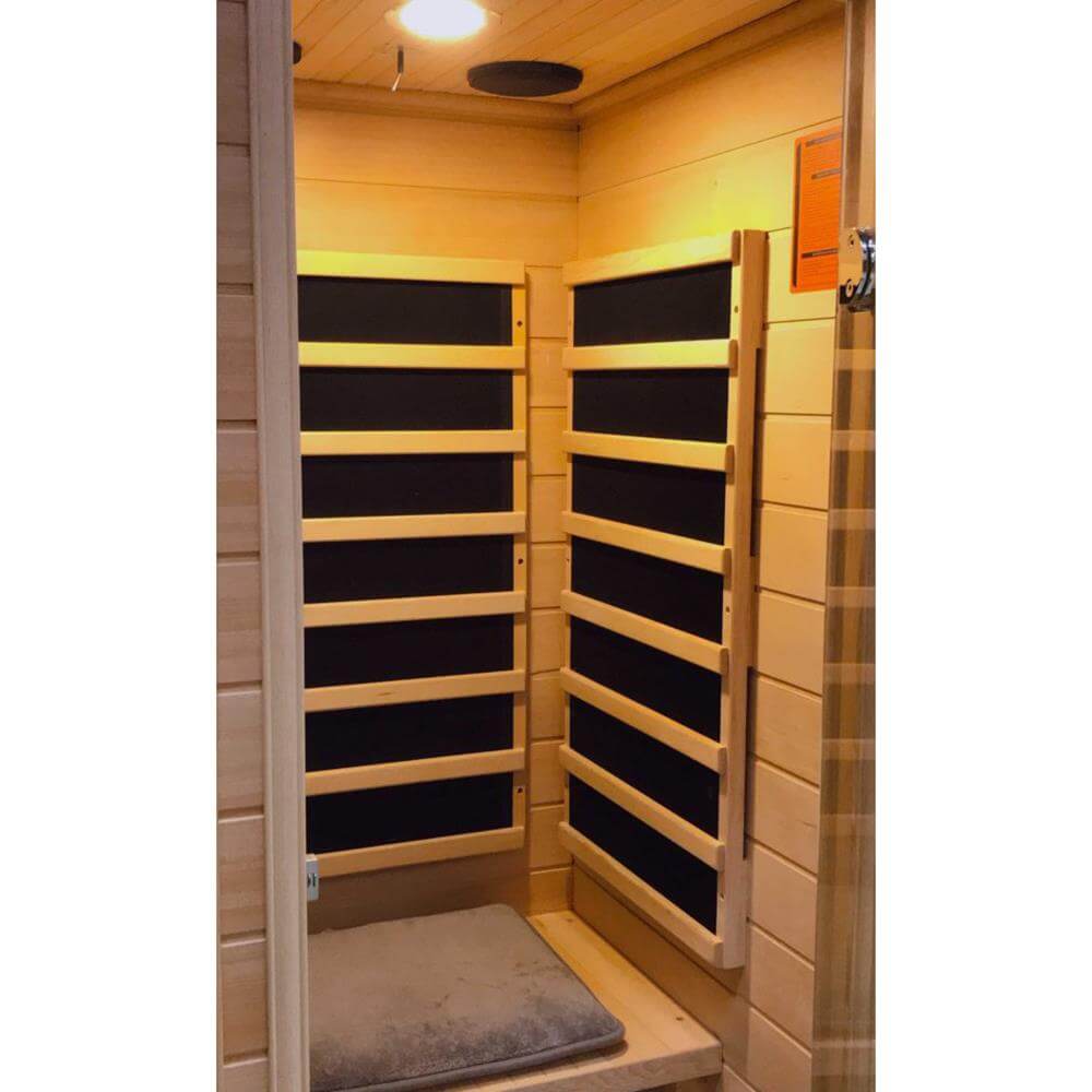 KYLIN KY-192 Infrared Sauna 1 Person Portable Carbon Fibre Heating inside