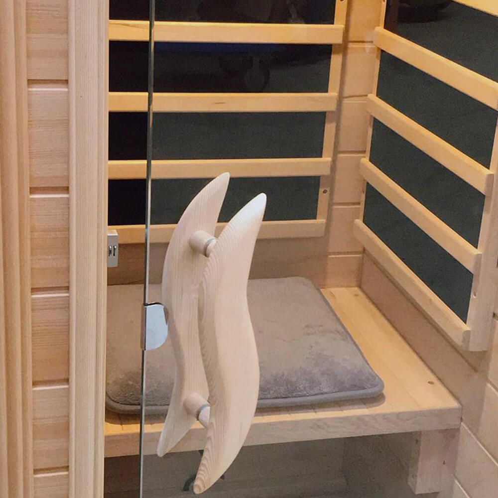 KYLIN KY-192 Infrared Sauna 1 Person Portable Carbon Fibre Heating glass door