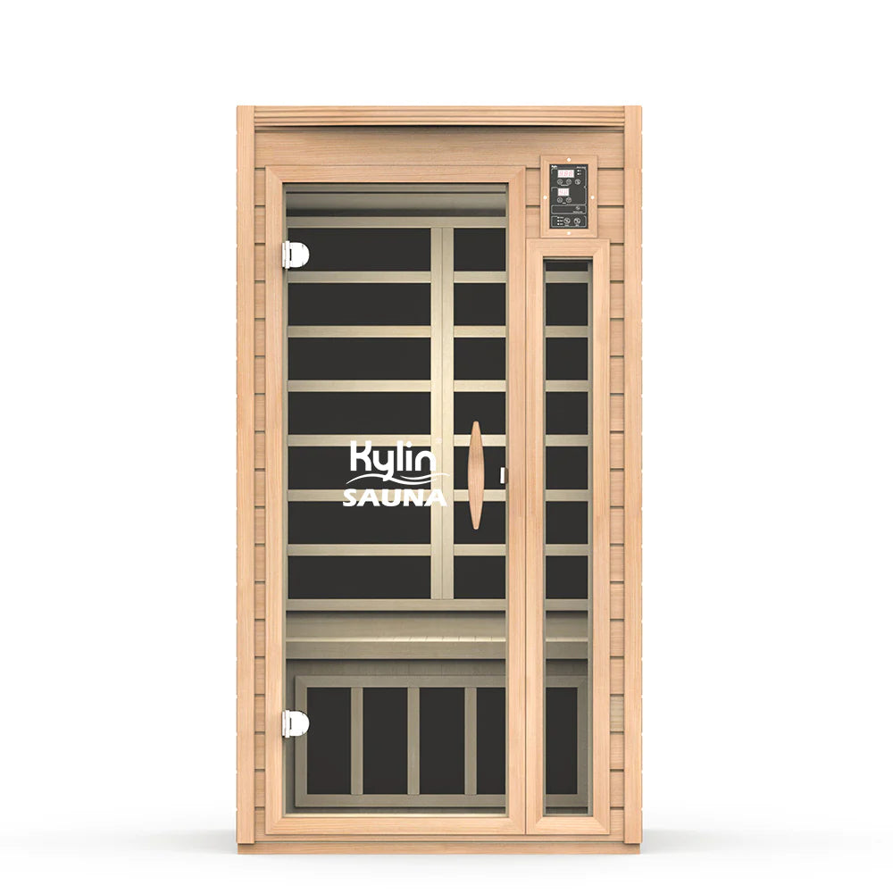 KYLIN KY-023LB Low EMF Infrared Sauna 1 Person Carbon Fibre