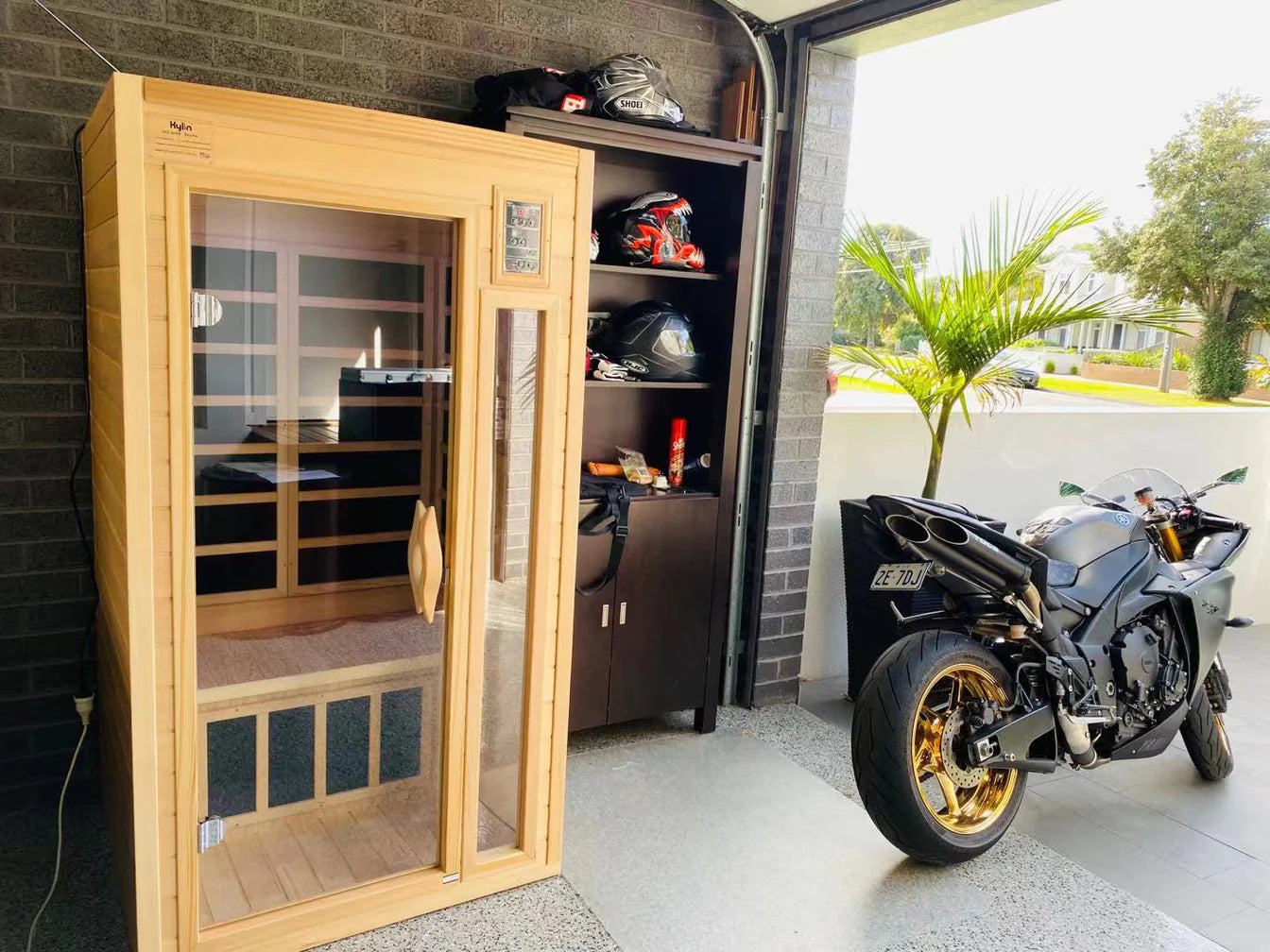 KYLIN KY-023LB Low EMF Infrared Sauna 1 Person Carbon Fibre