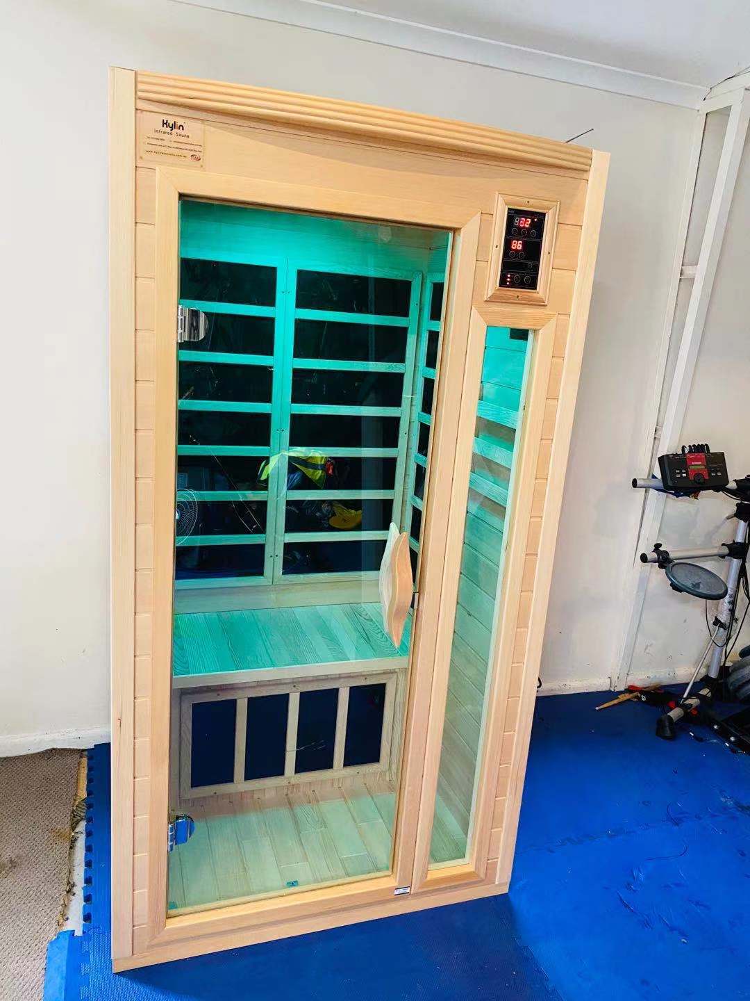 KYLIN KY-023LB Low EMF Infrared Sauna 1 Person Carbon Fibre