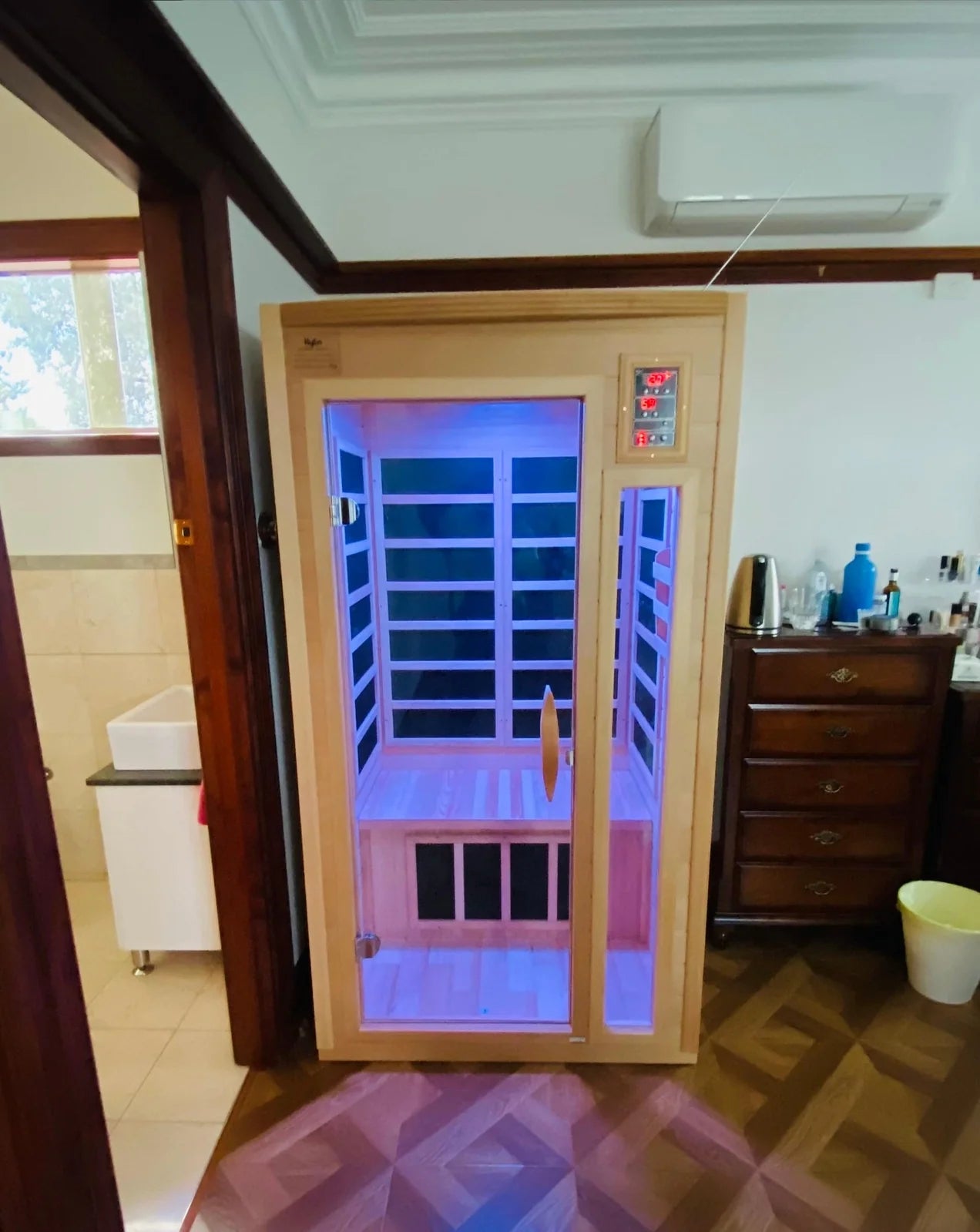 KYLIN KY-023LB Low EMF Infrared Sauna 1 Person Carbon Fibre