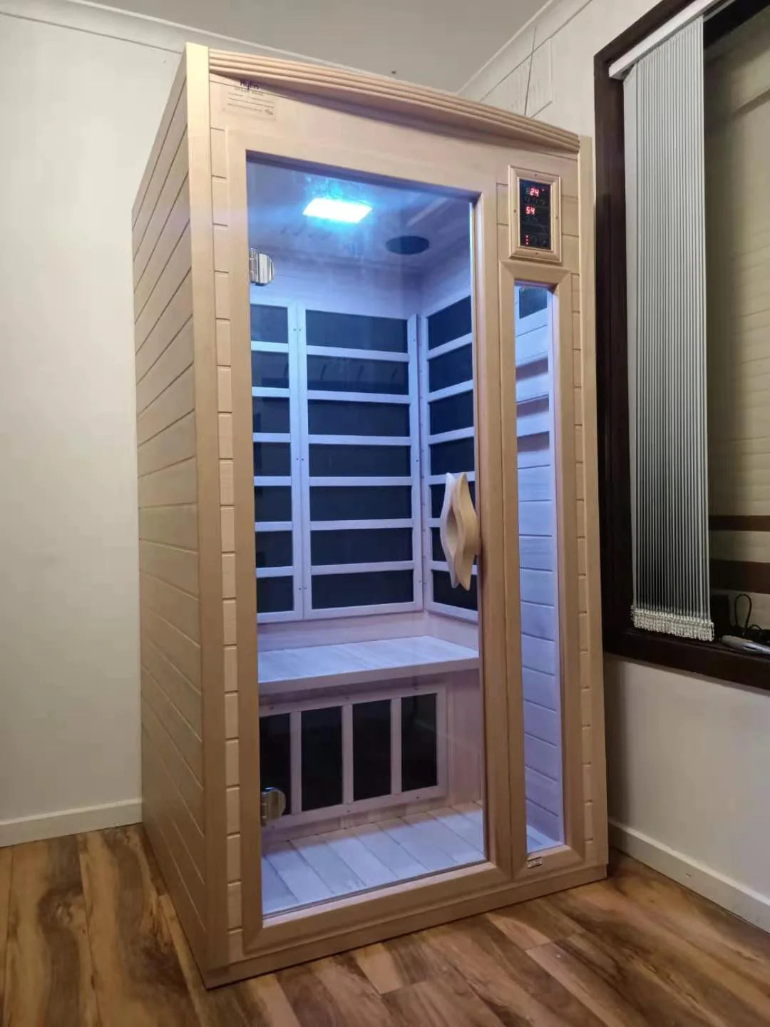 Kylin K8107 Low EMF Infrared Sauna 1 Person Compact