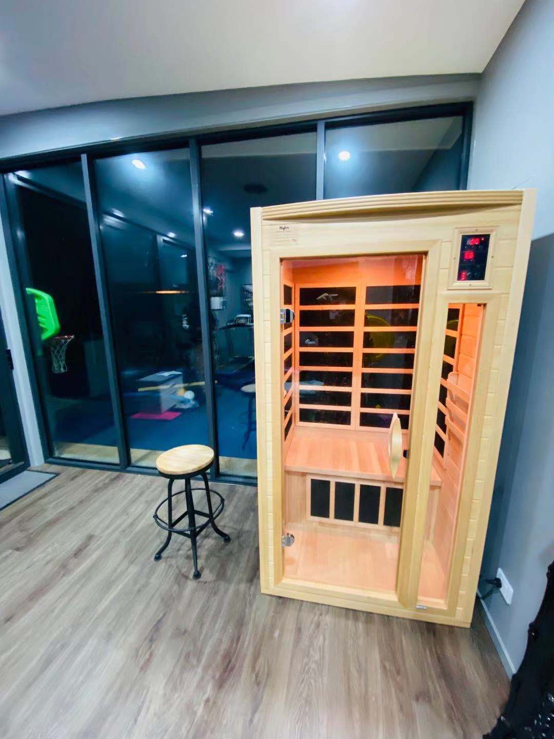 KYLIN KY-023LB Low EMF Infrared Sauna 1 Person Carbon Fibre