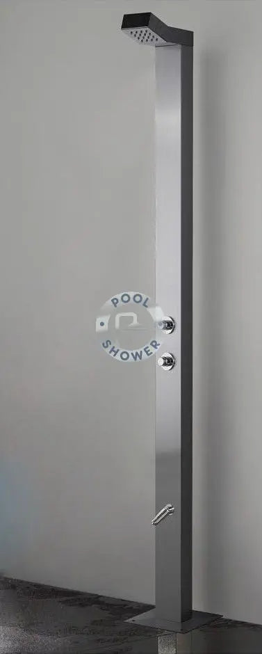 POOL SHOWER Bondi Push Button 316 Marine Grade Stainless Steel Outdoor Indoor Pool Shower