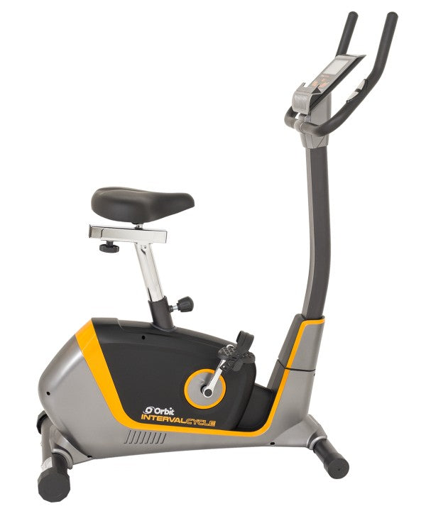 ORBIT Interval Cycle Exercise Bike Easy Use Comfortable Side View