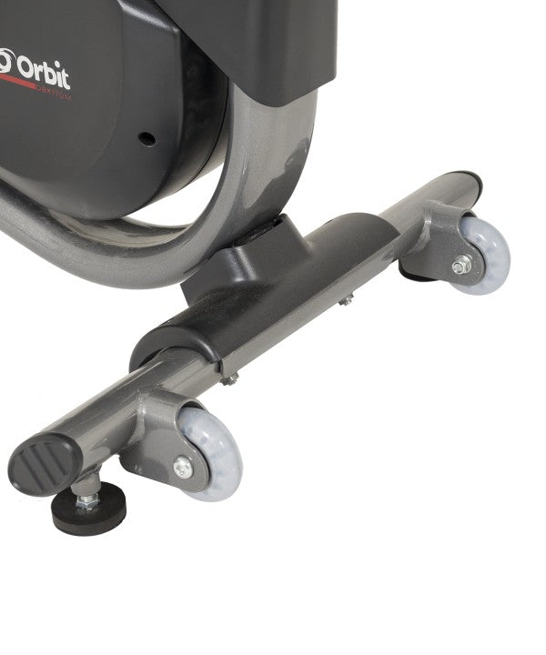 ORBIT Shuriken Motorised Magnetic Upright Bike Comfort Style Feet