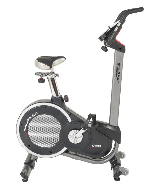 ORBIT Shuriken Motorised Magnetic Upright Bike Comfort Style Side