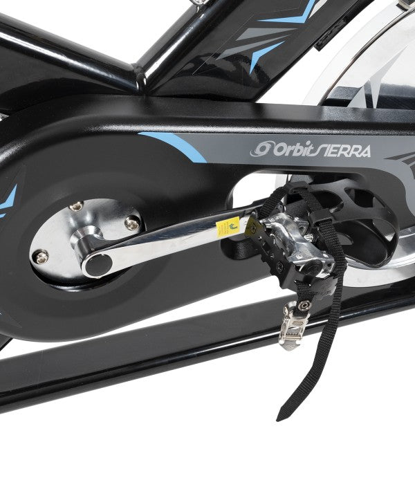ORBIT Sierra Spin Bike Powerful & Sturdy Track Workout Pedals