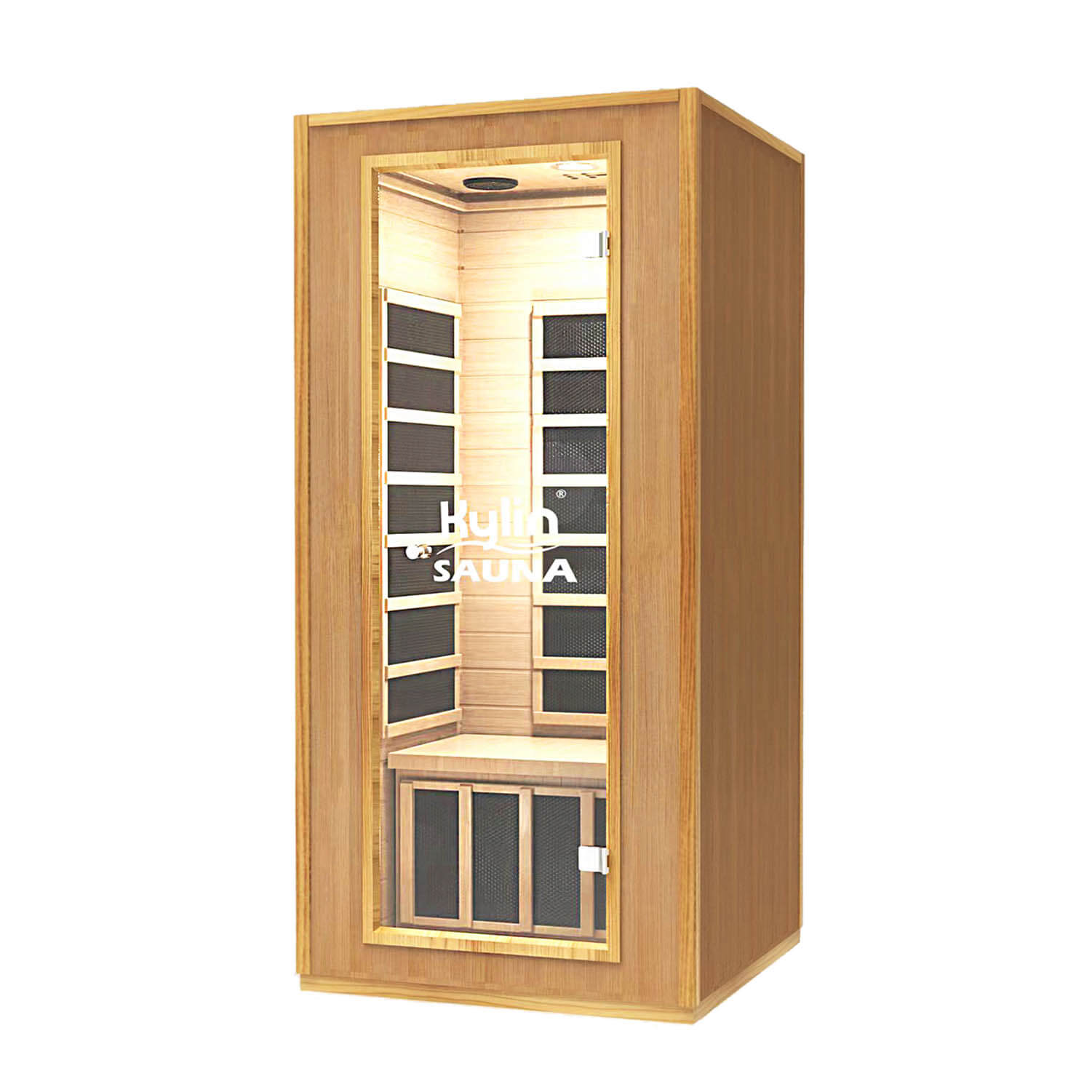 Kylin KY-1O6 Infrared Sauna 1 Person Portable Oak Limited Edition