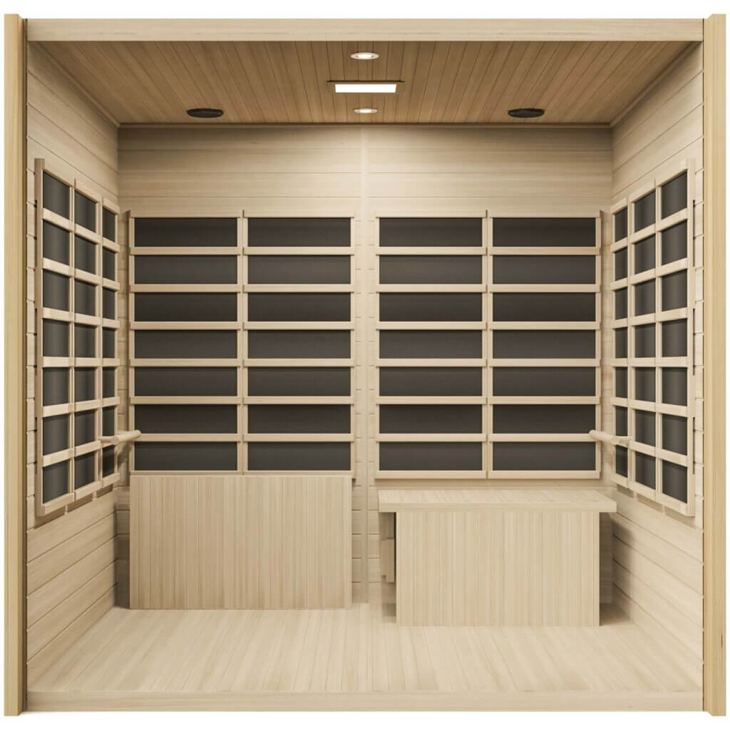 Kylin KY-S314P Low EMF Infrared Sauna 4 Person Carbon Far Infrared Yoga Wellness Sauna Room