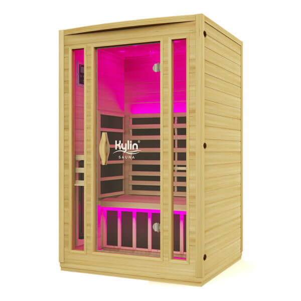 KYLIN K8205 FS Infrared Sauna 2 Person Full Spectrum Carbon Heaters Far Infrared NEW ARRIVAL