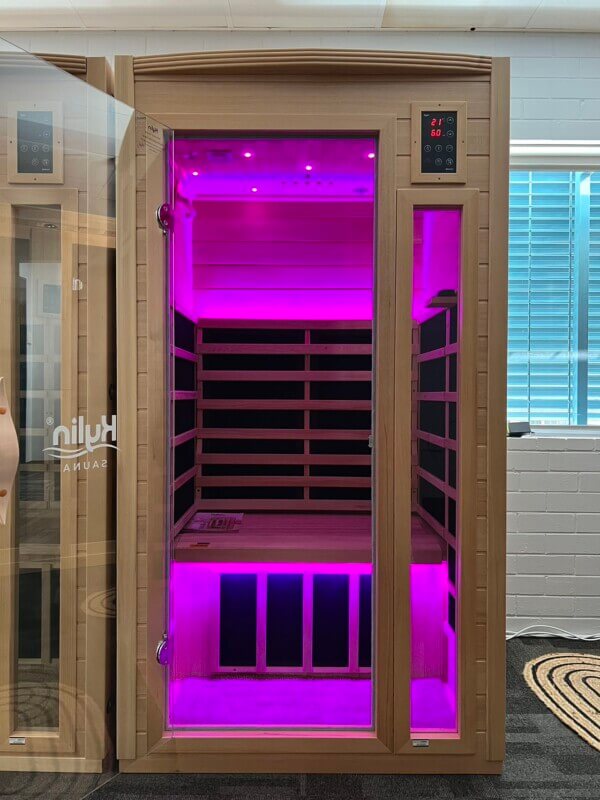 KYLIN K8101 Pro Infrared Sauna 1 Person Low EMF Carbon Heaters NEW ARRIVAL