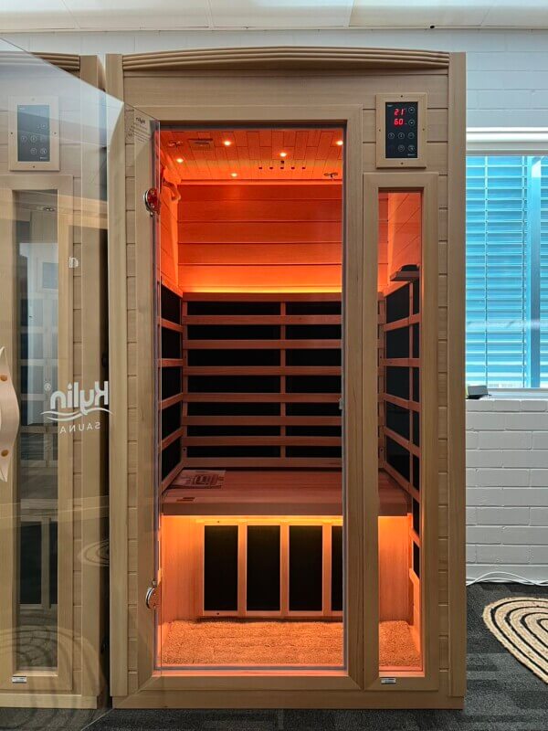 KYLIN K8101 Pro Infrared Sauna 1 Person Low EMF Carbon Heaters NEW ARRIVAL