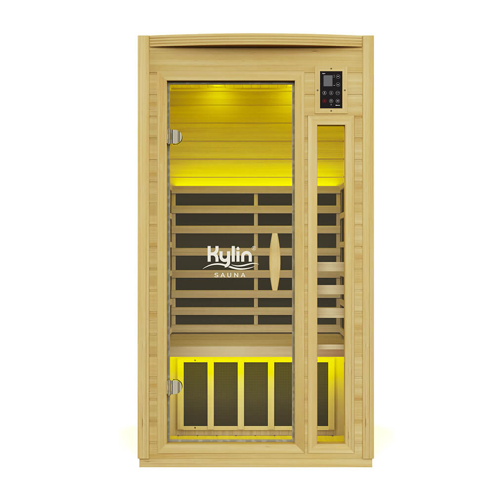 KYLIN K8109 FS Infrared Sauna 1 Person Full Spectrum Carbon Heaters New Arrival