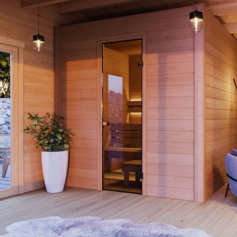 GARDEN HOUSE 24 Indoor Sauna 44 A 2.2 x 2 m Australian-Made in house