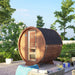 GARDEN HOUSE 24 Barrel Sauna LEO Classic 2 x 1.6 m Australian-Made in garden