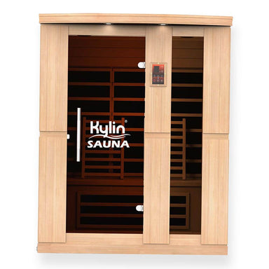 KYLIN KY-033LW Infrared Sauna 3 Person Superior Carbon front view