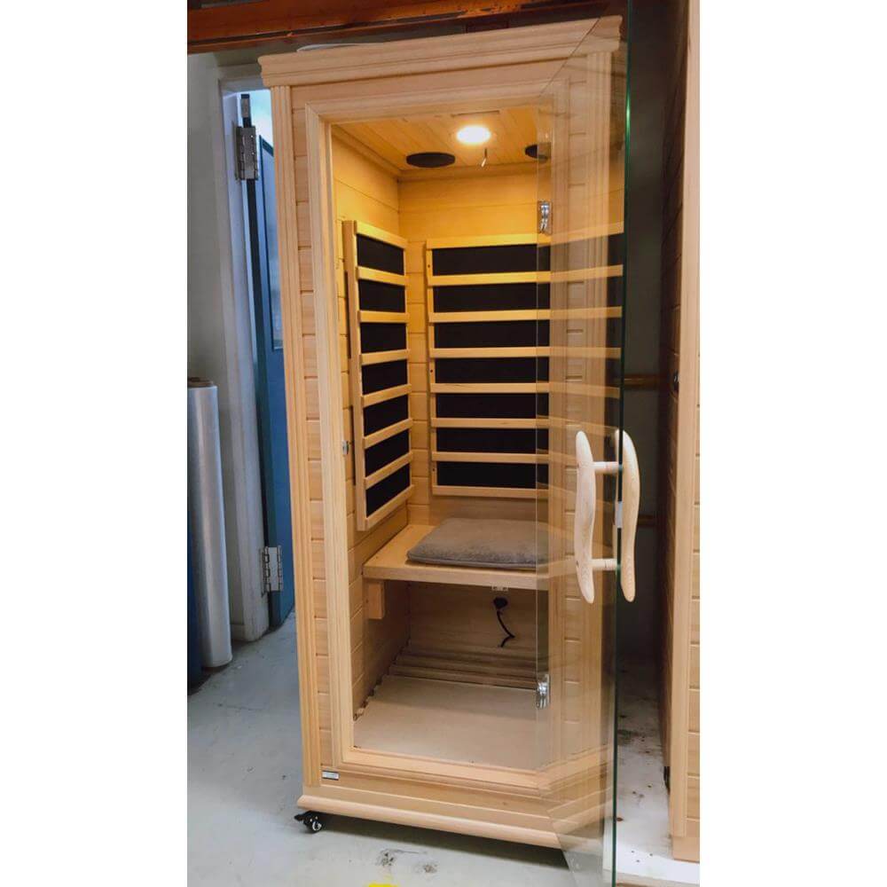 KYLIN KY-192 Infrared Sauna 1 Person Portable Carbon Fibre Heating inside