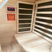 KYLIN KY-1D6 Infrared Sauna 1 Person Mini Home Sauna Compact Carbon Fibre inside