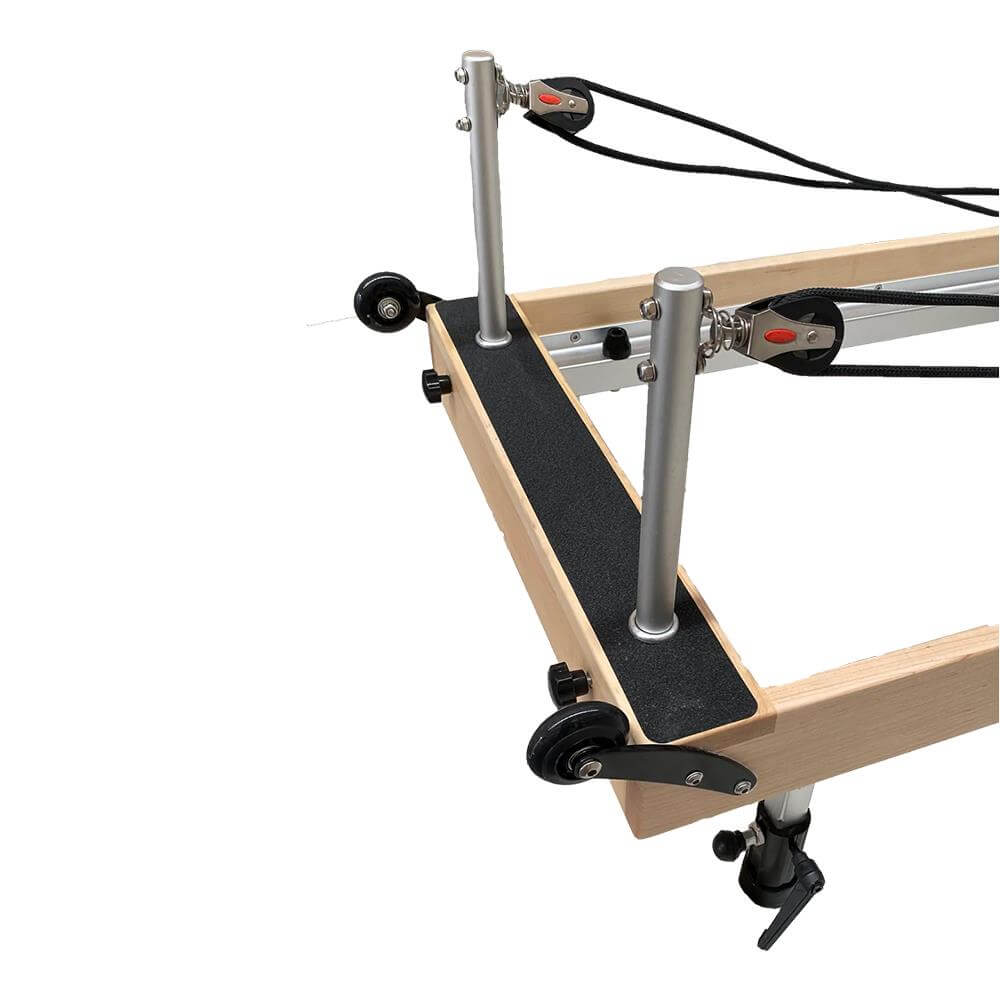 PIONEER PILATES PP-Fold-07WD Pilates Reformer Wood Frame Foldable Professional Lightweight pulley risers
