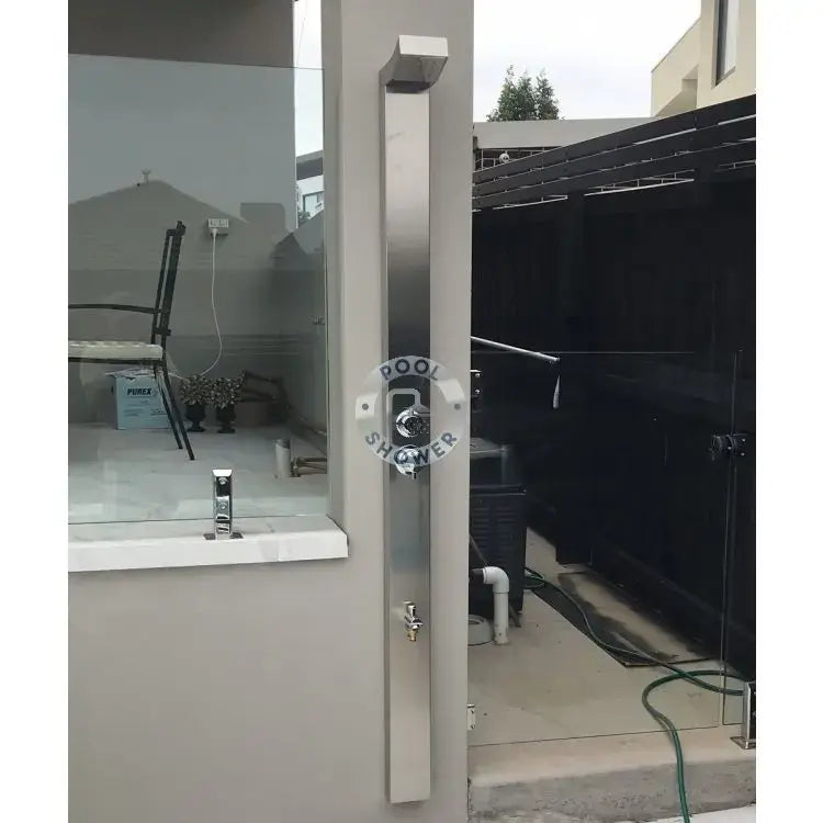 POOL SHOWER Bondi Silver 316 Marine Grade Stainless Steel Outdoor Indoor Pool Shower at home
