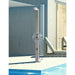 POOL SHOWER Bondi Silver or Black ADA 316 Marine Grade Stainless Steel Outdoor Pool Shower silver poolside