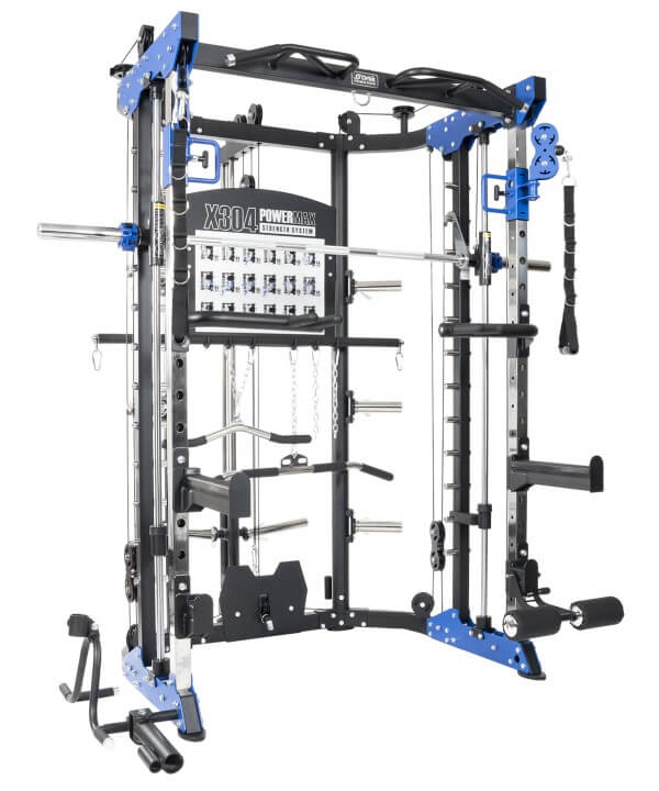Orbit Power MAX X304 Smith Functional Trainer Half Rack with Free