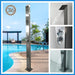 POOL SHOWER Toorak Silver or Black 316 Marine Grade Stainless Steel Outdoor Indoor Pool Shower silver